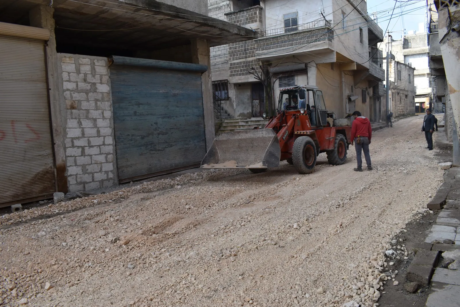 ​​​​​​​بلدية الشعب في حلب تنجز عدة مشاريع خدمية