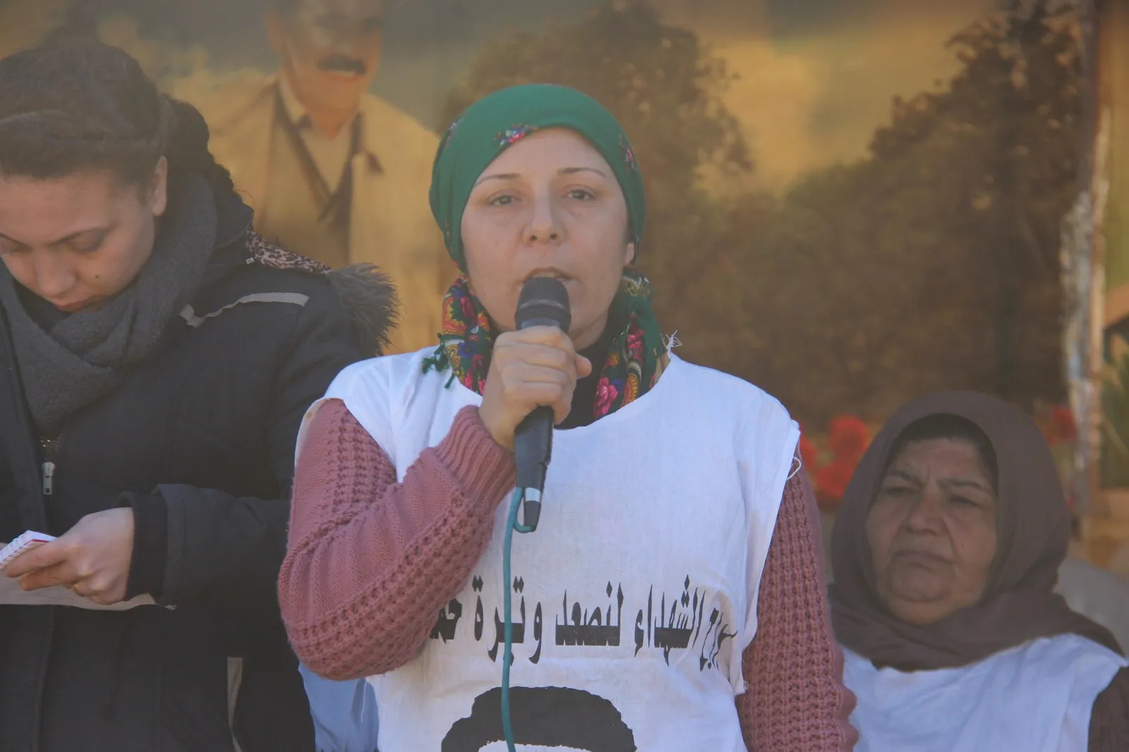 فعالية اعتصام في الشهباء تنديداً بالعزلة المفروضة على أوجلان