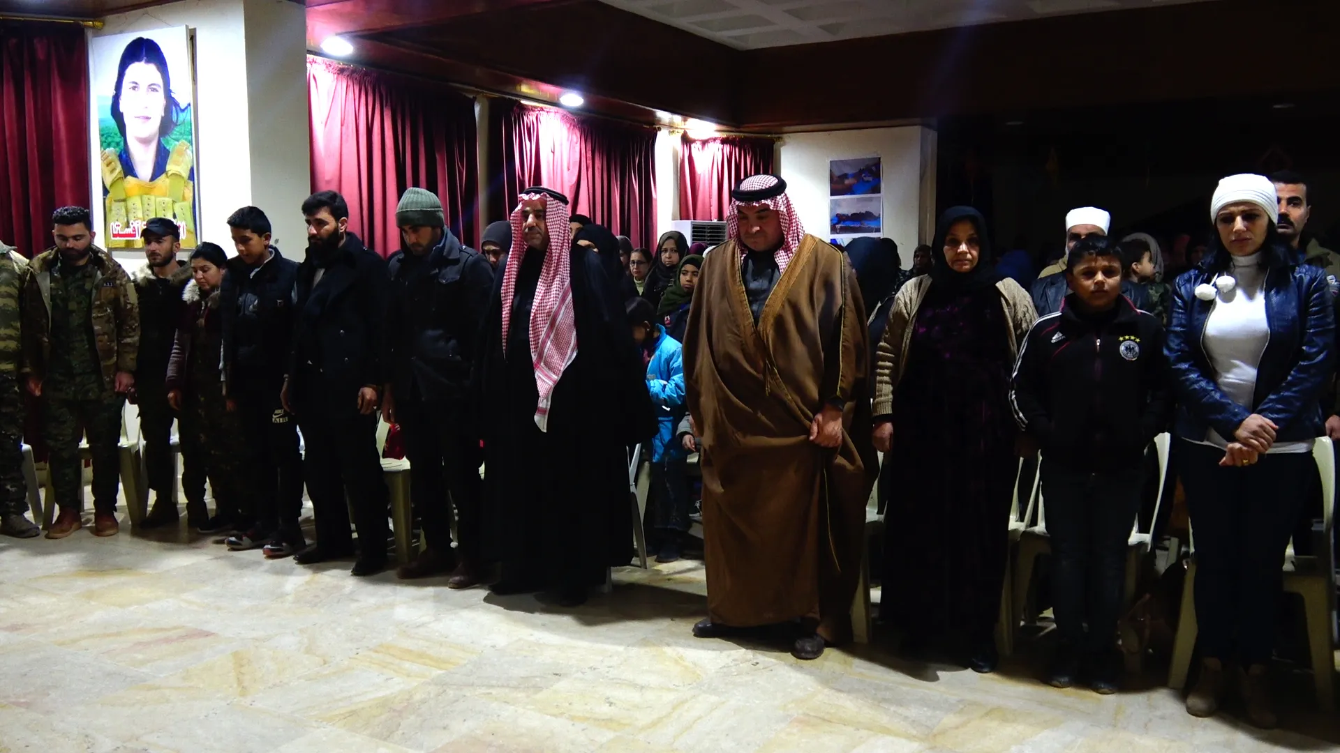 أهالي الطبقة يستذكرون شهداء شهر كانون الثاني