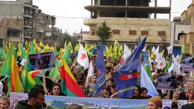 ​​​​​​​الآلاف من أهالي الجزيرة ينتفضون من أجل عفرين