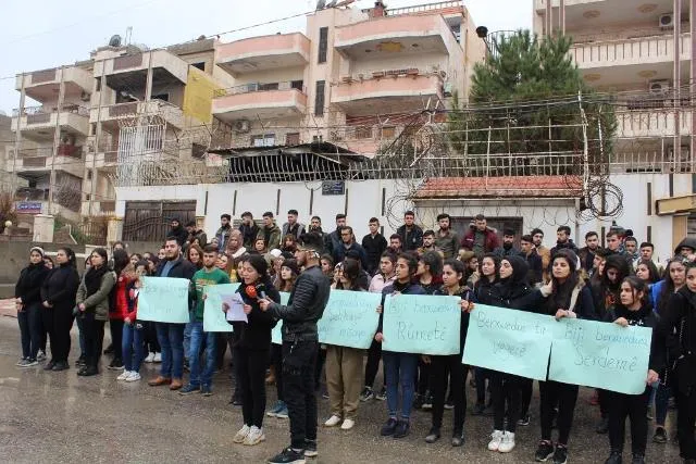 ​​​​​​​الآلاف من أهالي الجزيرة ينتفضون من أجل عفرين