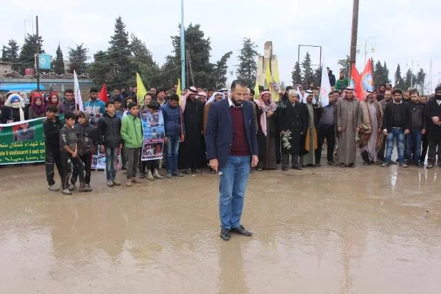 ​​​​​​​الآلاف من أهالي الجزيرة ينتفضون من أجل عفرين