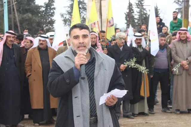 ​​​​​​​الآلاف من أهالي الجزيرة ينتفضون من أجل عفرين