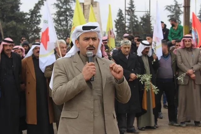 ​​​​​​​الآلاف من أهالي الجزيرة ينتفضون من أجل عفرين