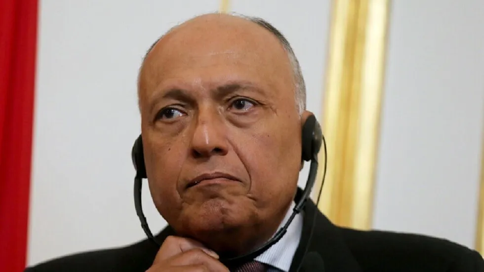 ​​​​​​​وزير الخارجيّة المصريّ: الاتّفاق بين تركيّا وفايز السّراج غير قانونيّ وهو والعدم سواء