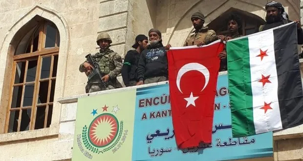 "عفرين تعرضت للتتريك .. صور أردوغان تنتشر في كل مكان"