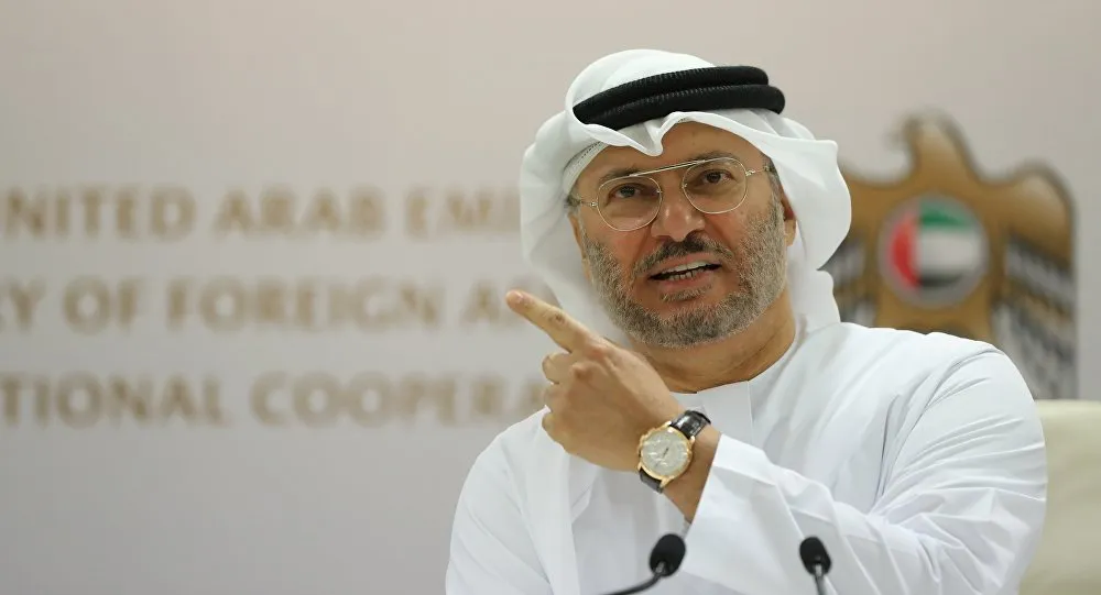 ​​​​​​​قرقاش رداً على تركيا: تعيد إنتاج أوهام استعمارية ولّى زمنها