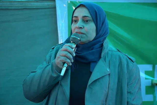 ​​​​​​​معتصمون أمام مبنى الأمم المتحدة: حريق إمرالي مؤامرة جديدة
