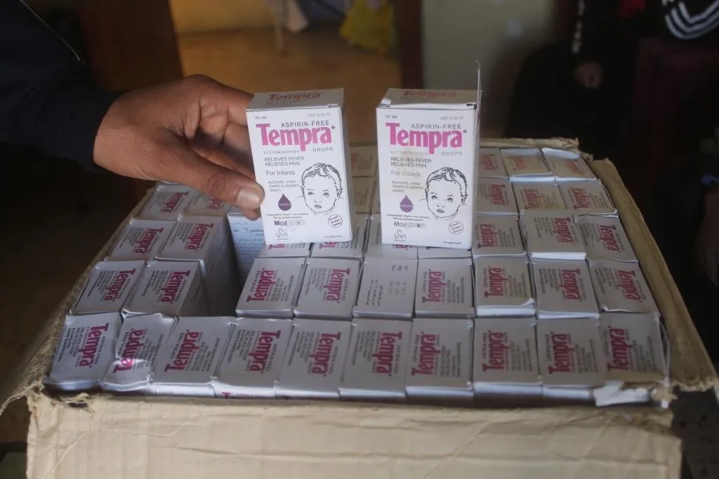 ضبط كمية من دواء "Tempra" المغشوش والصحة تحذر المواطنين