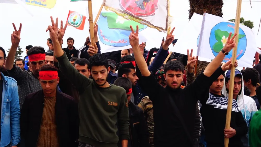 ​​​​​​​أهالي الطبقة يطالبون بالكشف عن مصير القائد عبدالله أوجلان