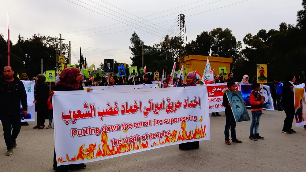 ​​​​​​​أهالي الطبقة يطالبون بالكشف عن مصير القائد عبدالله أوجلان