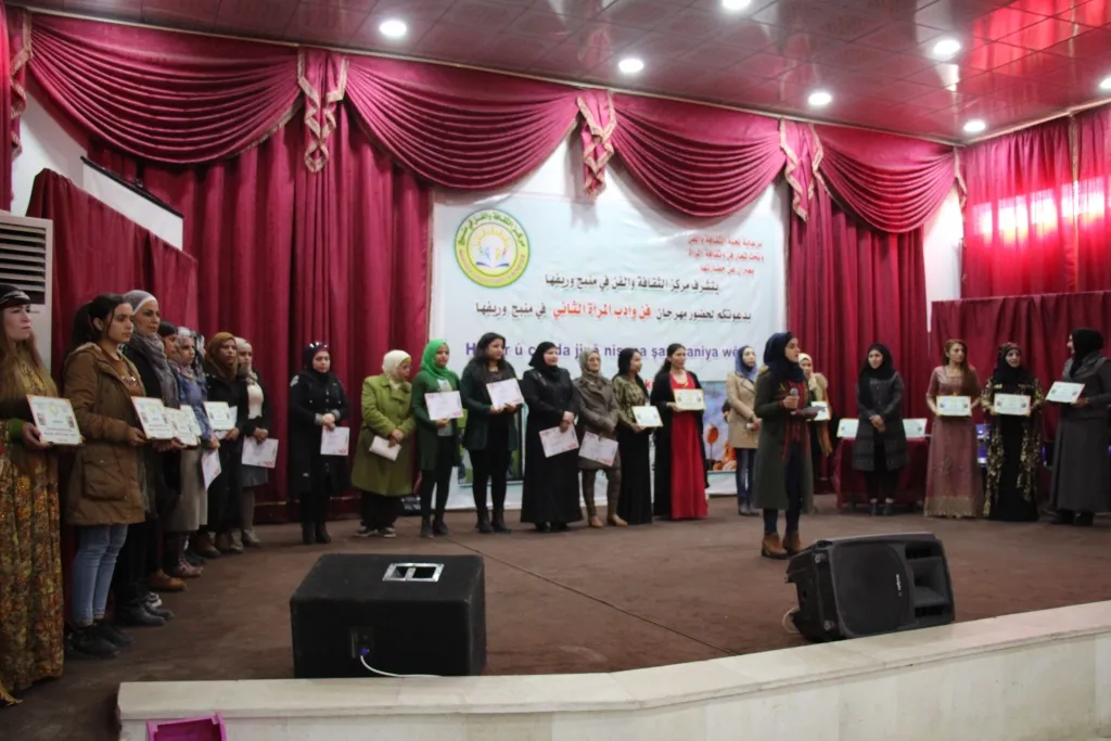 اختتام المهرجان الثاني لفن وأدب المرأة في منبج