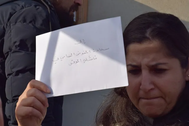 لجنة حرية القائد أوجلان تصدر بياناً وسط المعتصمين أمام مفوضية الأمم المتحدة