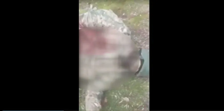 ​​​​​​​بالفيديو... جثث لجنود أتراك يُقال إنّهم قتلوا في سوريّا