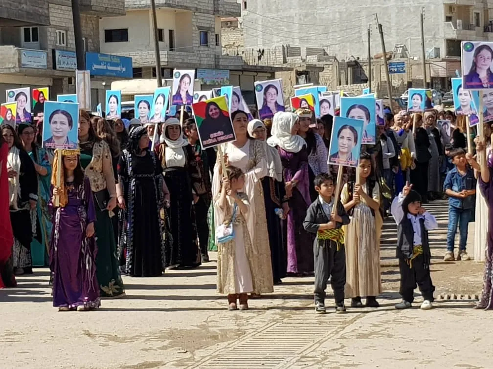 ​​​​​​​انطلاق فعاليات احتفالية الثامن من آذار في كوباني وحلب