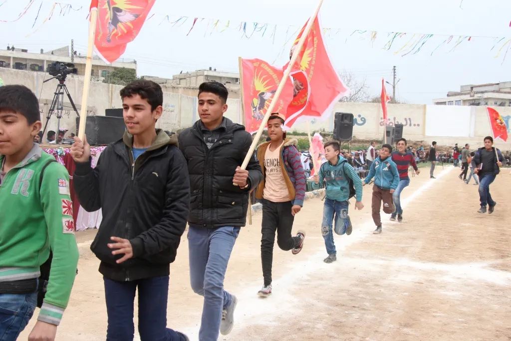 ​​​​​​​انطلاق فعاليات مهرجان رياضي في ذكرى إعلان الإدارة المدنية بمنبج