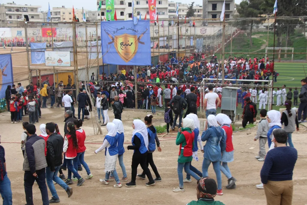 ​​​​​​​انطلاق فعاليات مهرجان رياضي في ذكرى إعلان الإدارة المدنية بمنبج