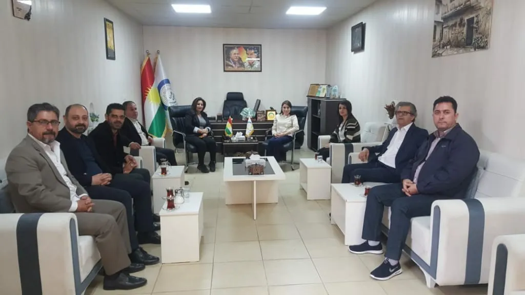 ​​​​​​​وفود تزور ممثلية  الإدارة الذاتية بباشور كردستان إحياءً لذكرى انتفاضة قامشلو