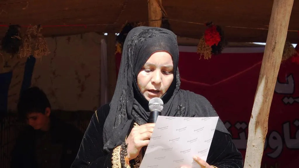 خيمة تراثية لنساء الطبقة بمناسبة يوم المرأة العالمي