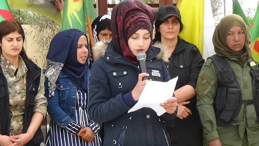 سلسلة فعاليات بمناسبة اليوم العالمي للمرأة في مقاطعة قامشلو