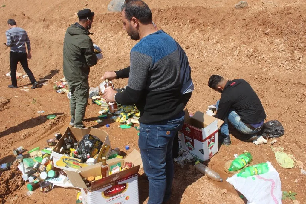 ​​​​​​​لجنة التموين في الدرباسية تتلف كمية من المواد منتهية الصلاحية