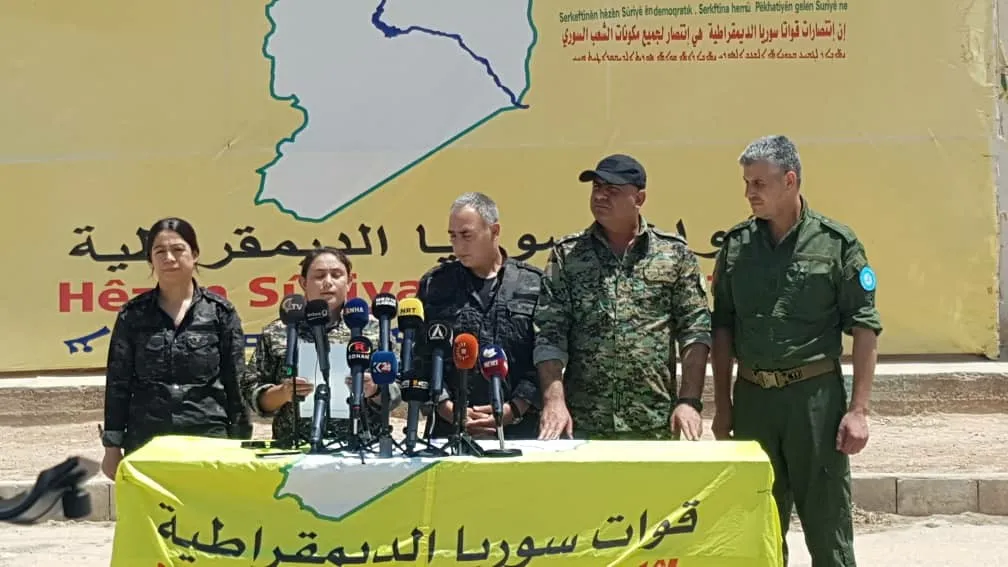 ​​​​​​​قسد تعلن انتهاء المرحلة الأولى لحملة ردع الإرهاب باعتقال 110 مرتزقاً