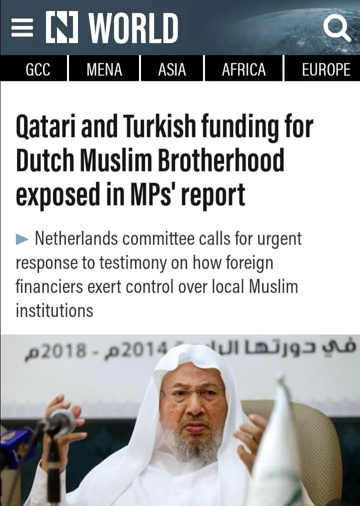 تحقيق هولندي: تركيا وقطر تسعيان لنشر التطرف والكراهية في أوروبا