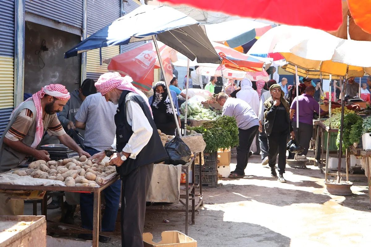 افتتاح سوق الخضار الجديد (سوق الشعب) في مدينة قامشلو