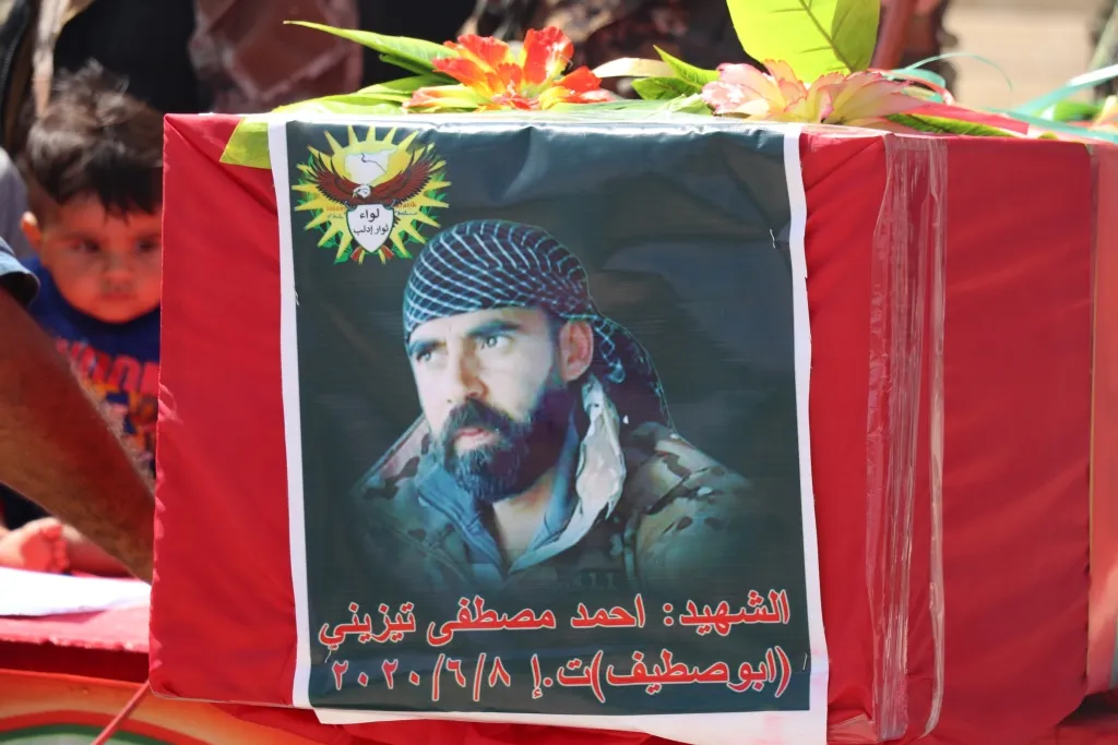 تشييع شهيد من لواء ثوار إدلب في منبج