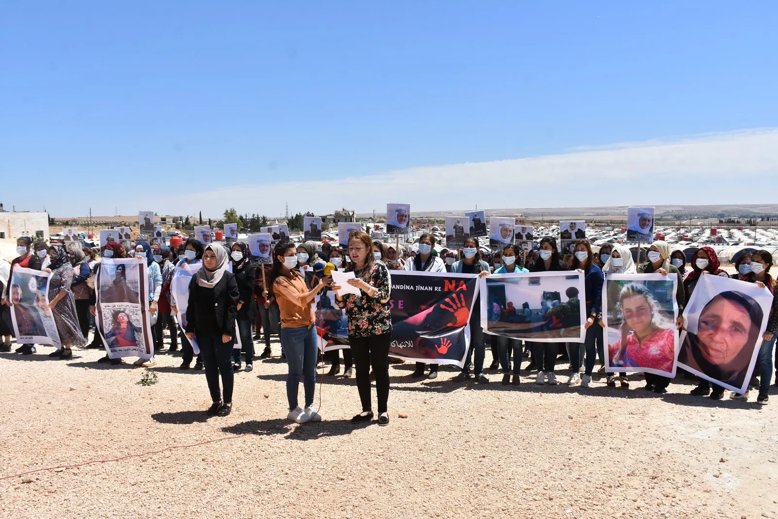 ​​​​​​​نساء عفرين وحلب والشهباء يطالبن بمحاسبة تركيا على جرائمها