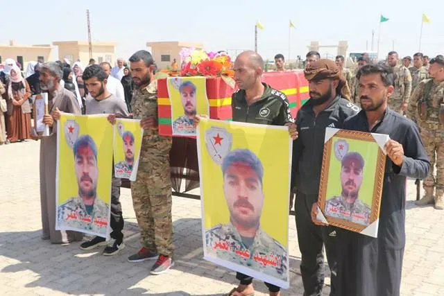 تشييع الشهيد عيد العمر إلى مثواه الأخير في الشدادي