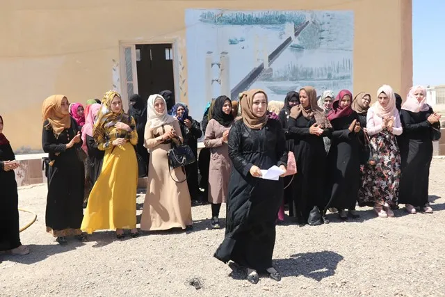 نساء ريف دير الزور الغربي يستنكرن المجزرة المرتكبة بحق النساء في كوباني