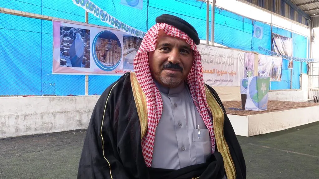 ​​​​​​​شيخ عشيرة من ريف حمص: حزب سوريا المستقبل منصة تظهر التنوع السياسي السوري