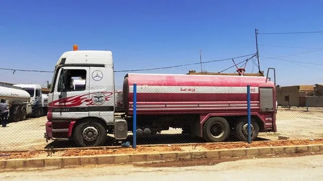 لحل المشكلة...صهاريج تنقل المياه وقرب إدخال محطة مياه الشدادي إلى العمل