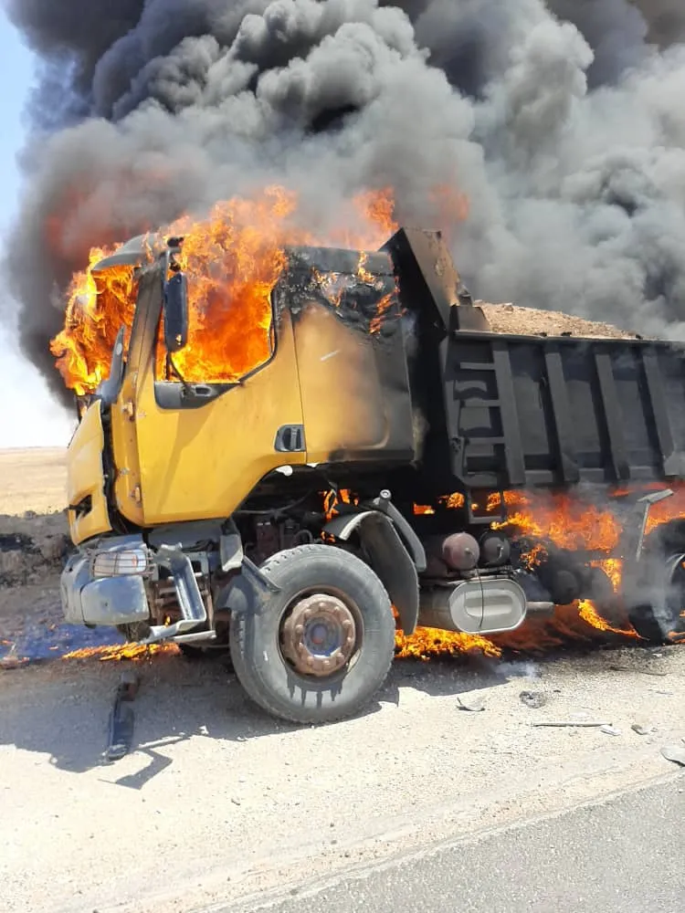 ​​​​​​​إصابة شاب بقصف جيش الاحتلال لسيارته