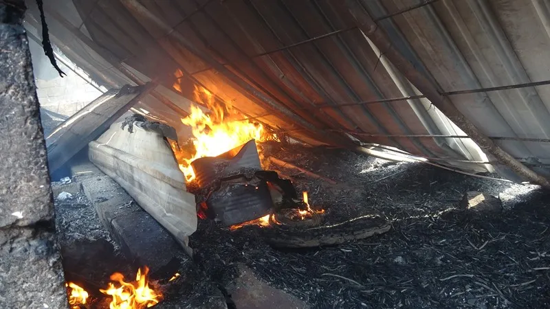 أضرار كبيرة في الممتلكات خلّفها إضرام النّيران في بقايا المحاصيل الزّراعيّة