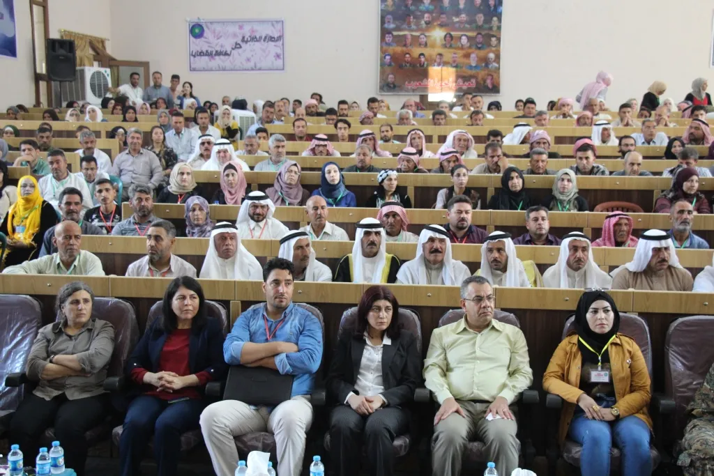 اختتام مؤتمر فرع منبج لحزب سوريا المستقبل بانتخاب 38 من الأعضاء بينهم الرئاسة الجديدة