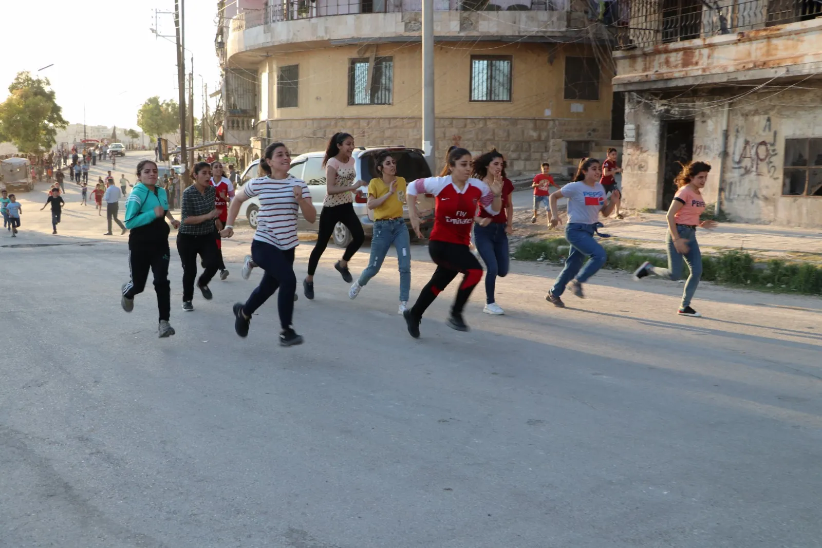 شبيبة حزب الاتّحاد الديمقراطيّ تنظّم فعاليّة رياضيّة في حلب