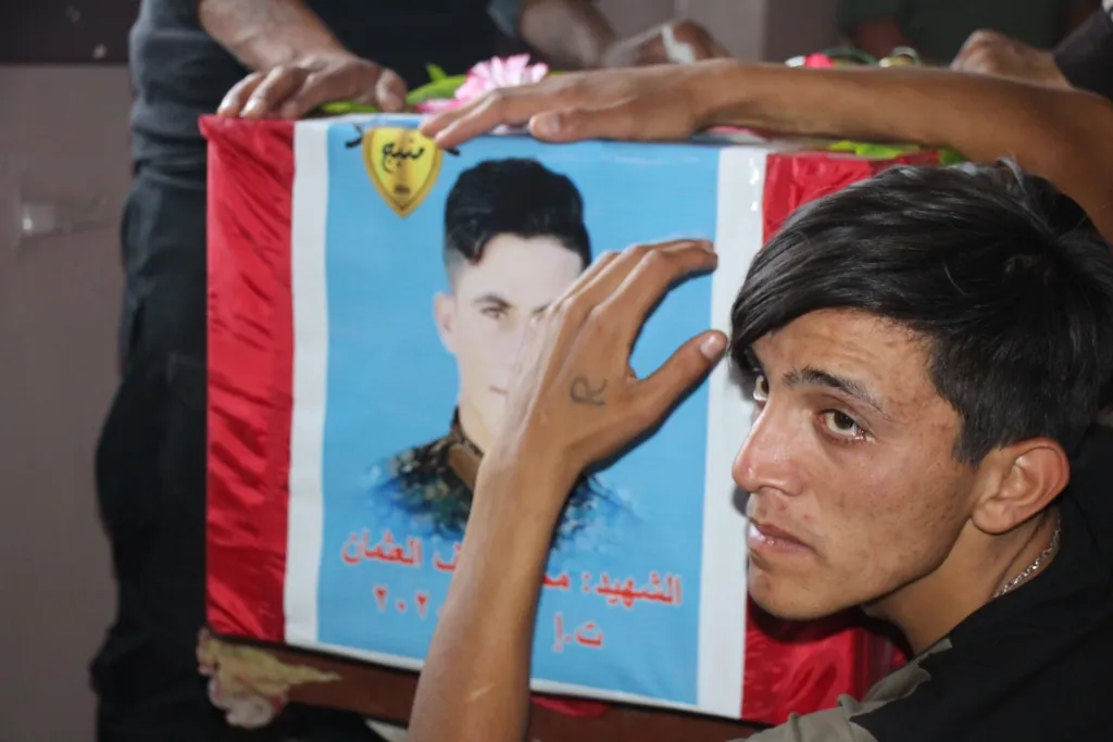 ​​​​​​​مراسم تشييع الشّهيد محمد خلف العثمان في منبج