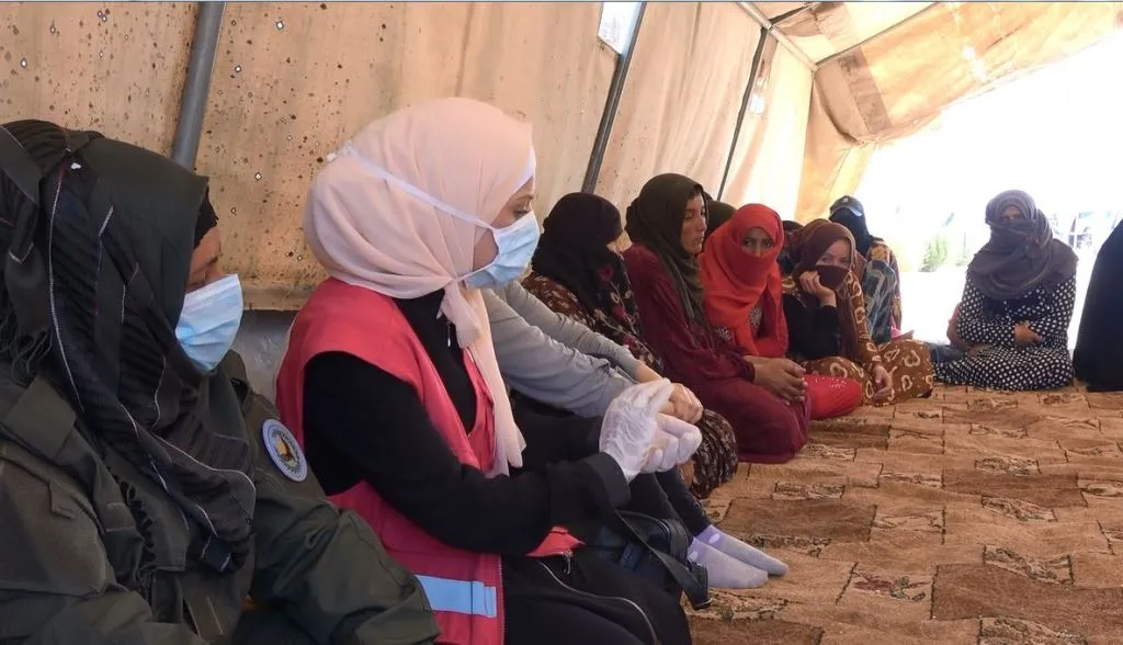 ​​​​​​​مجلس المرأة في منبج يبدأ بحملته التوعوية للنساء النازحات
