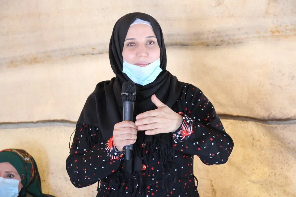 ​​​​​​​مجلس المرأة في منبج يبدأ بحملته التوعوية للنساء النازحات