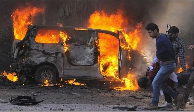 ​​​​​​​انفجار عنيف قرب نقطة للاحتلال التركي جنوب جسر الشغور