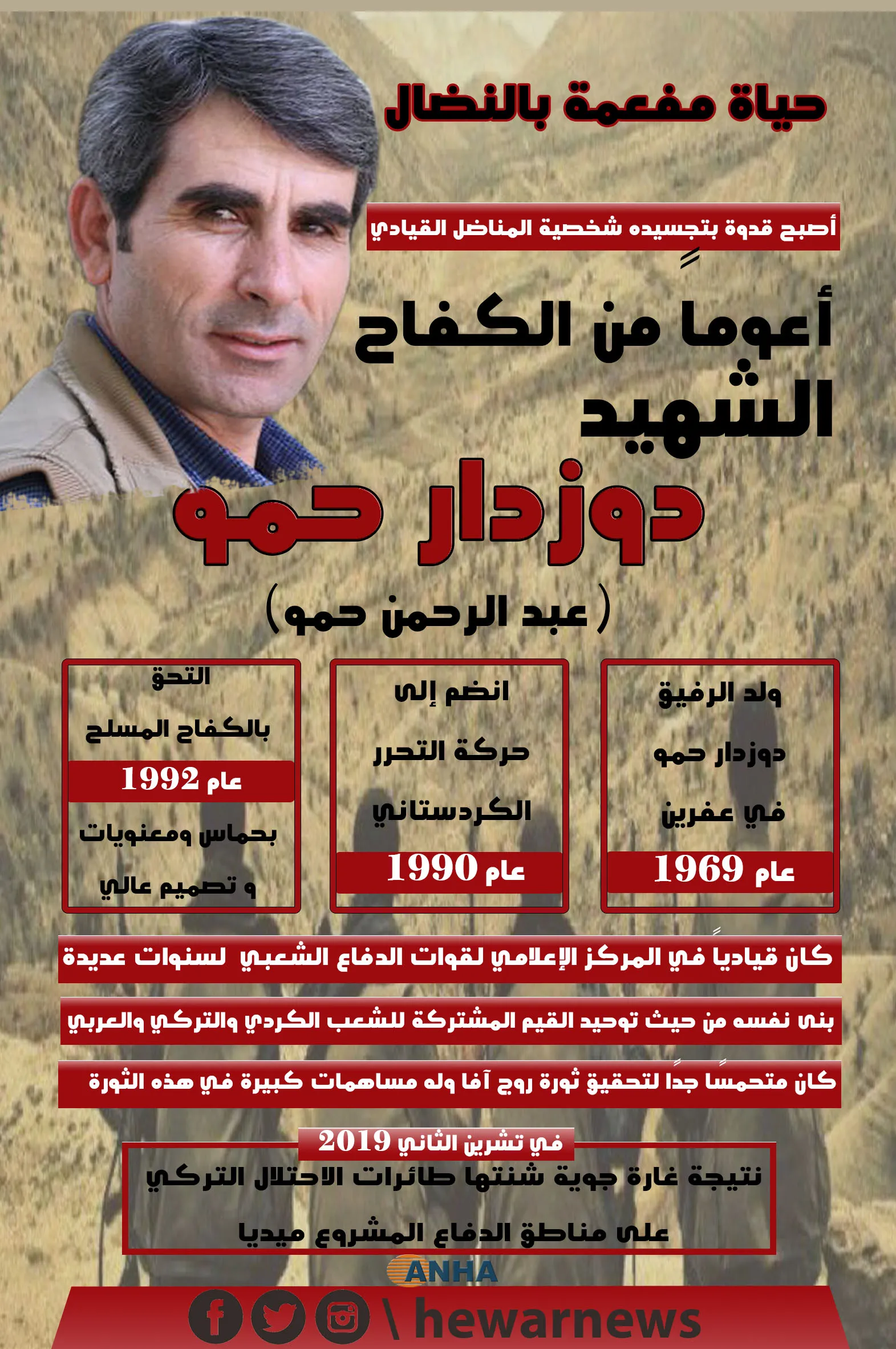 حياة مفعمة بالنضال