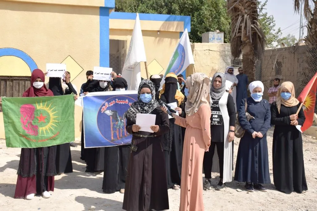 خلال البيان..  بنضالنا وتنظيمنا سنواجه العنف