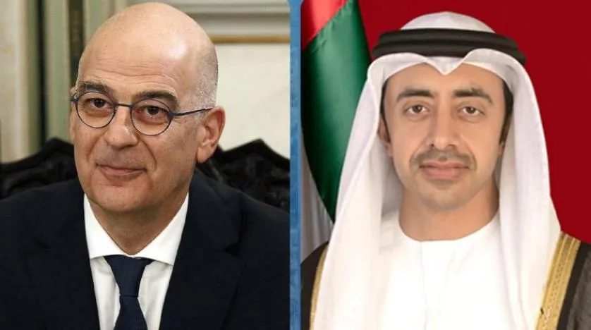 ​​​​​​​لقاء يجمع وزيري خارجية الإمارات واليونان والأخيرة تجدد دعمها لقبرص
