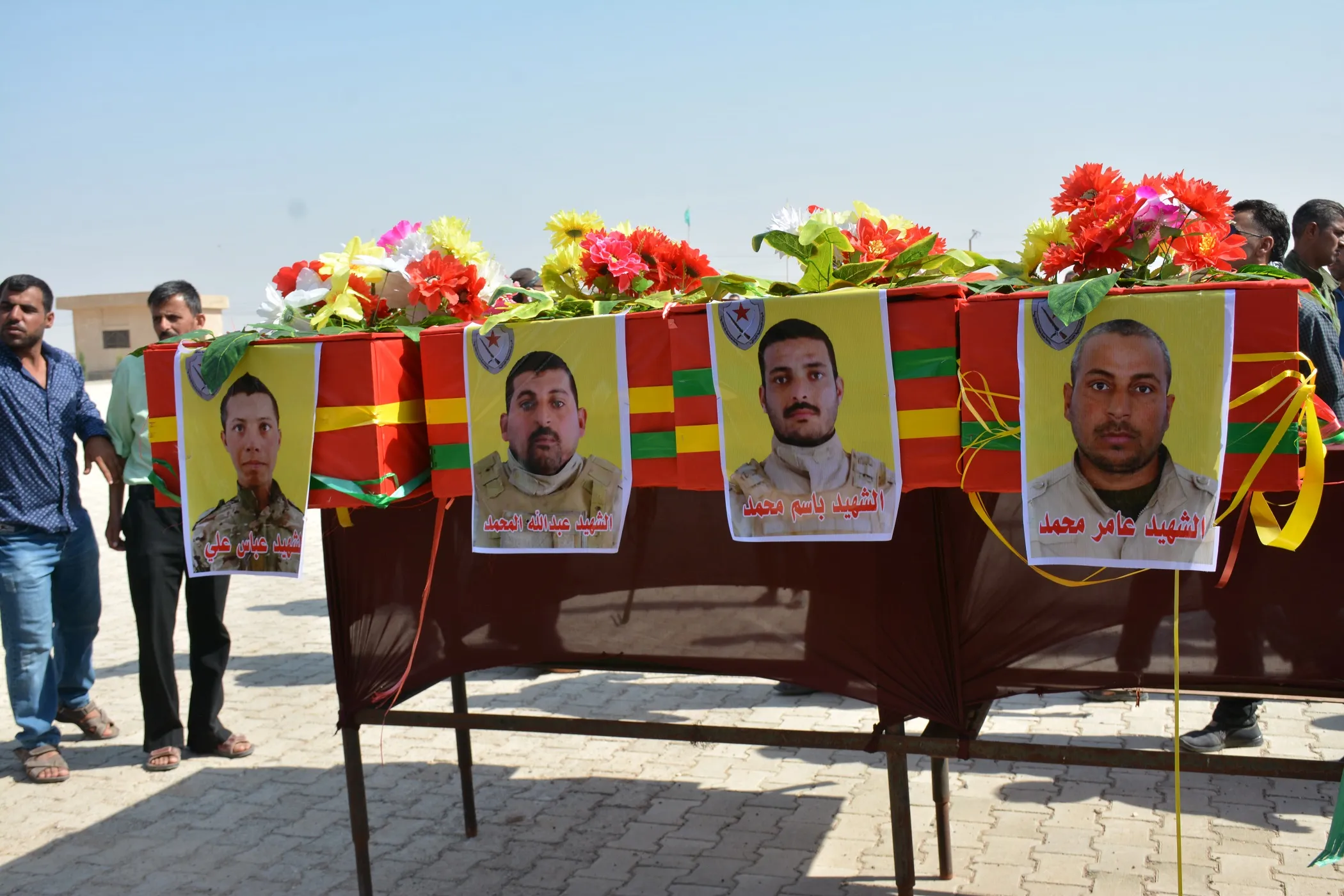الشدادي تودع أربعة من أبنائها