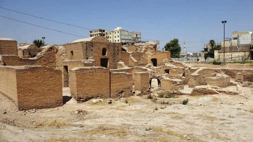 ​​​​​​​أعمال لترميم المواقع الأثرية في الرقة