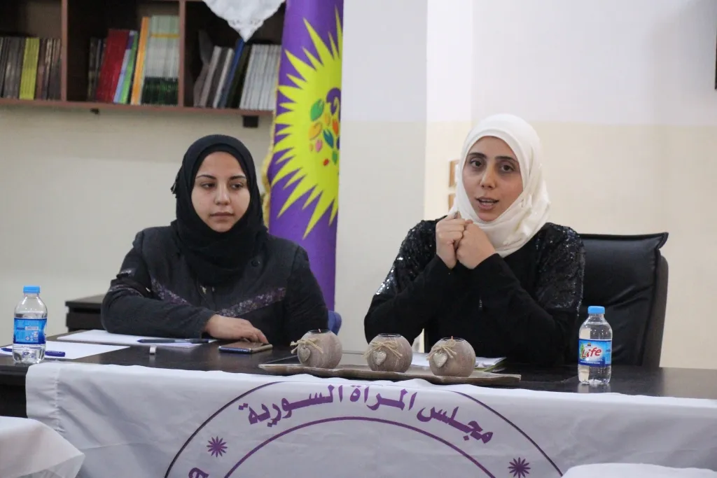 جلسة حوارية بعنوان "الطلاق الصامت" في منبج