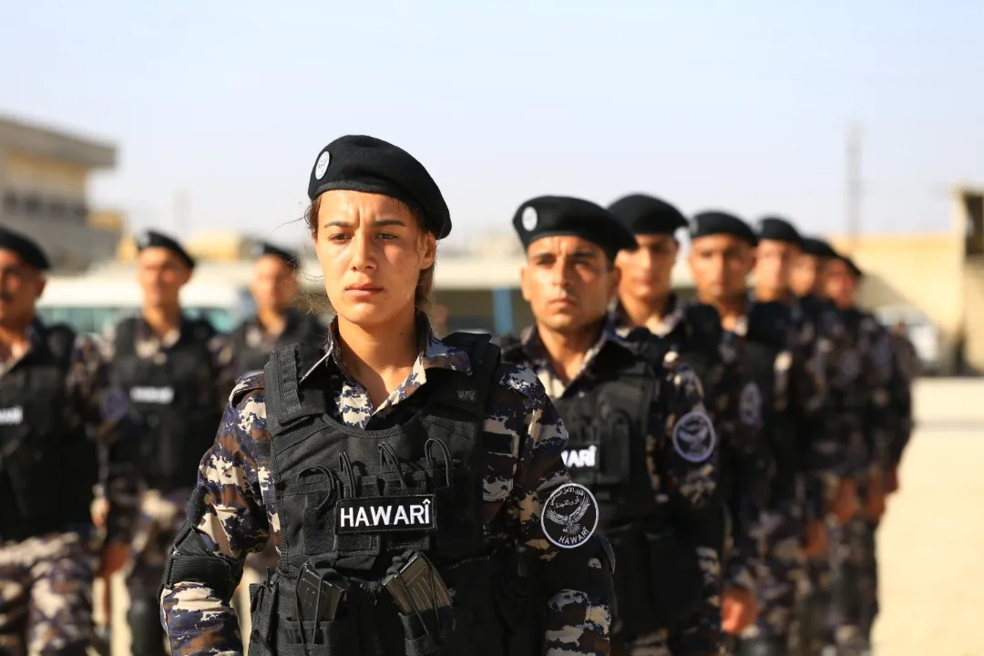 تخريج الدورة الـ 5 لقوى النجدة في إقليم الرقة