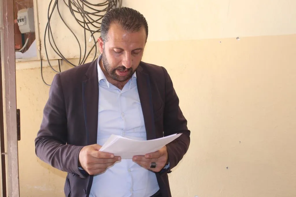 ​​​​​​​لشرح الأوضاع السياسية حزب الاتّحاد الدّيمقراطيّ يجتمع بأهالي بلدة تل أحمد